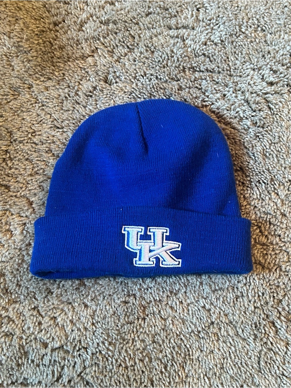 Vintage University of Kentucky Wildcats Beanie Hat Top of the World Y2K Scratch